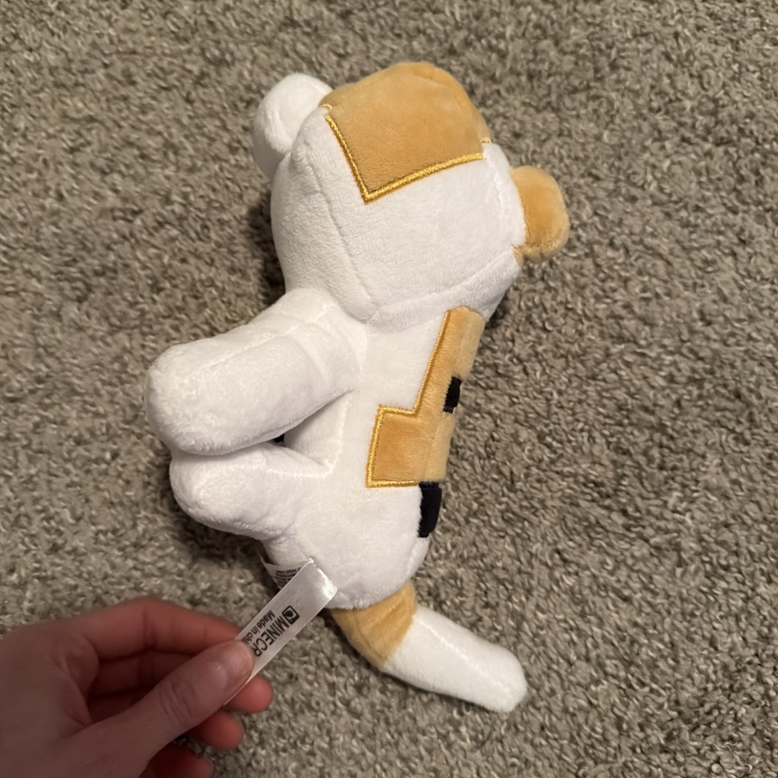 JINX Mojang Minecraft Calico Cat Plush Doll Official Merchandise NWOT