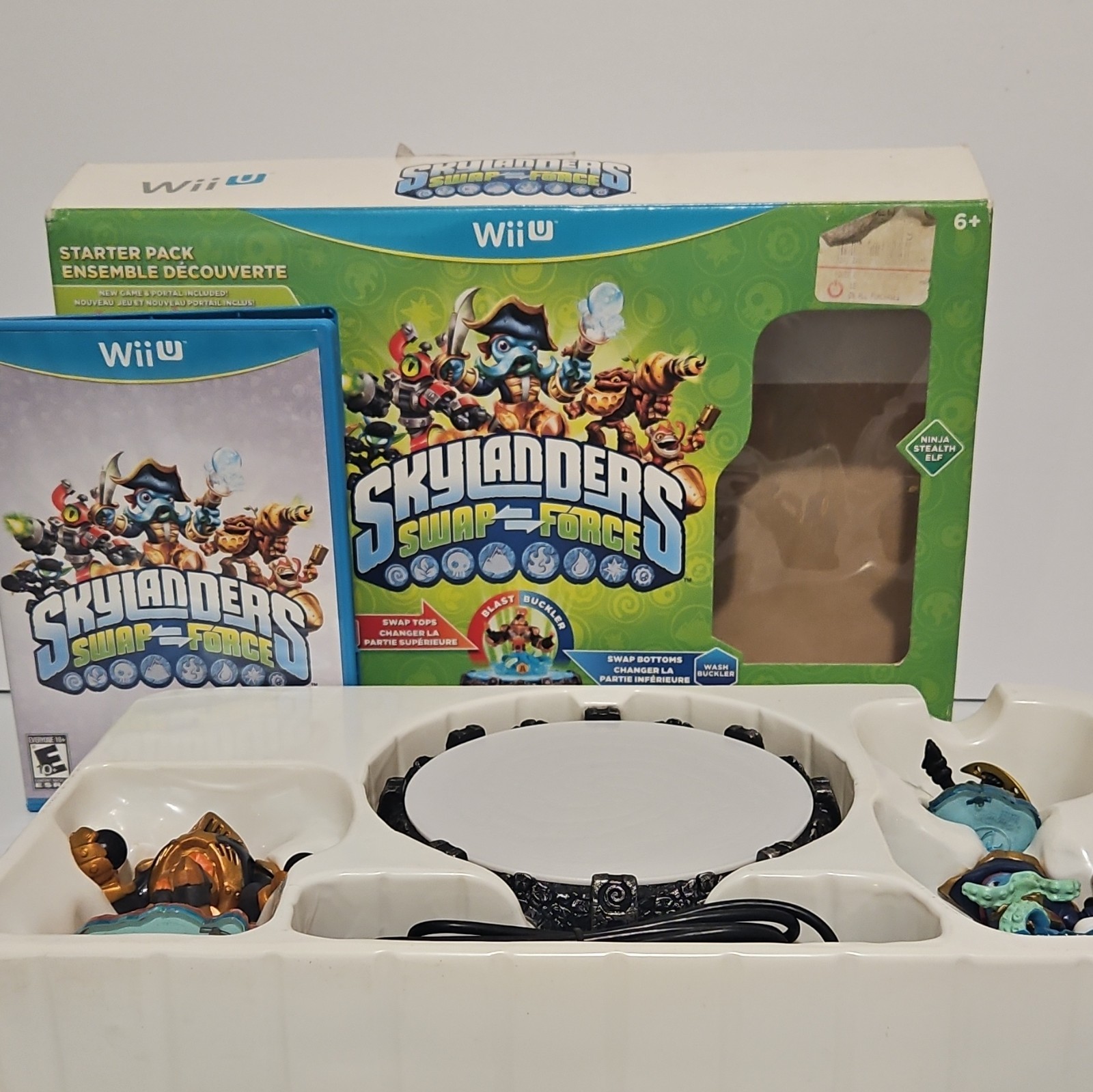 Activision Skylanders Swap Force Wii U Starter Pack w/ Blast Zone, Wash Buckler
