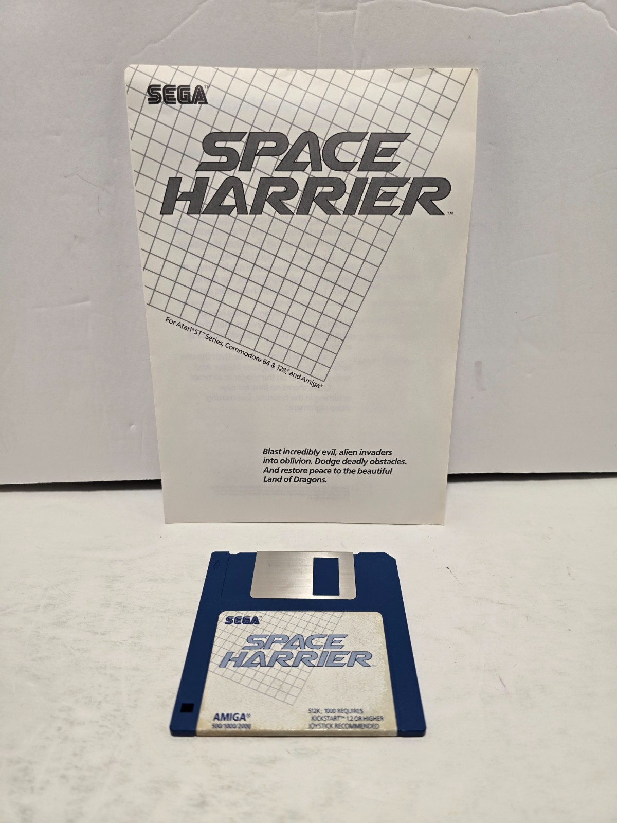 Space Harrier w/ Manual 3.5″ Commodore Amiga