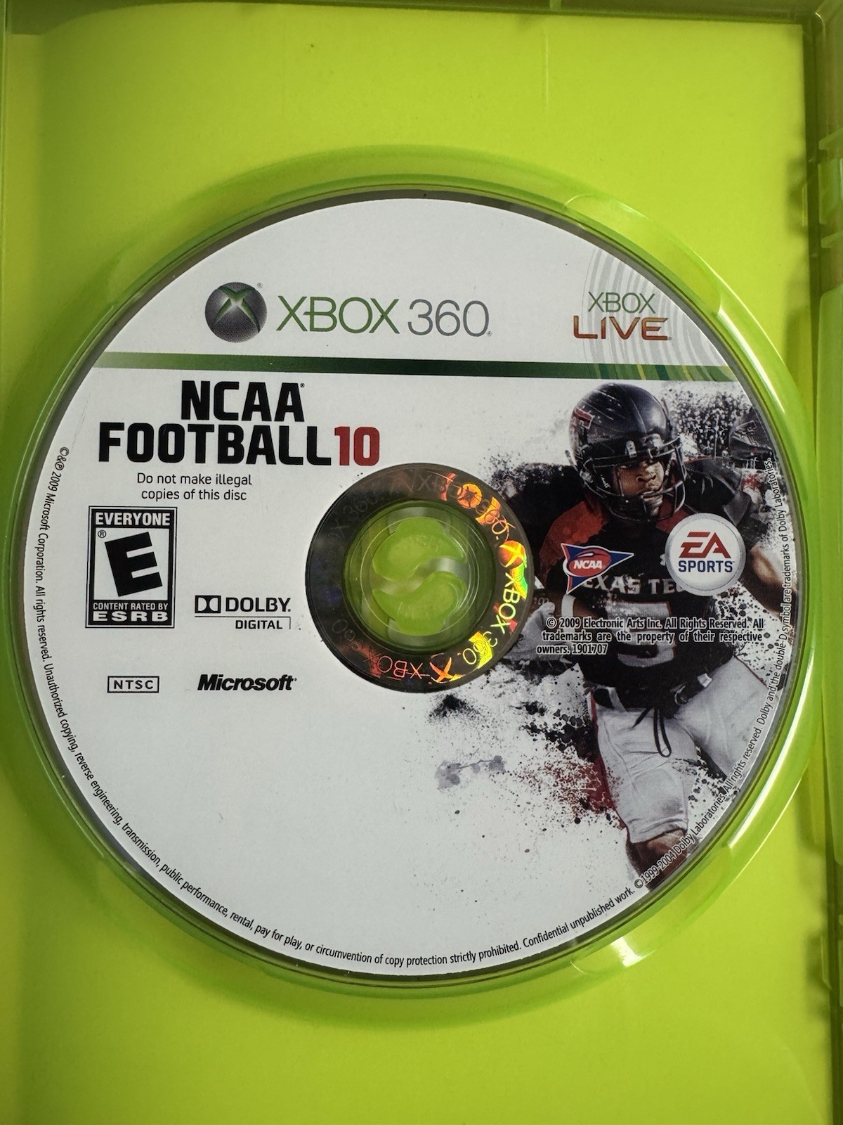 NCAA Football 10 11 12 13 (Microsoft Xbox 360, 2012) CIB Complete w/ Inserts
