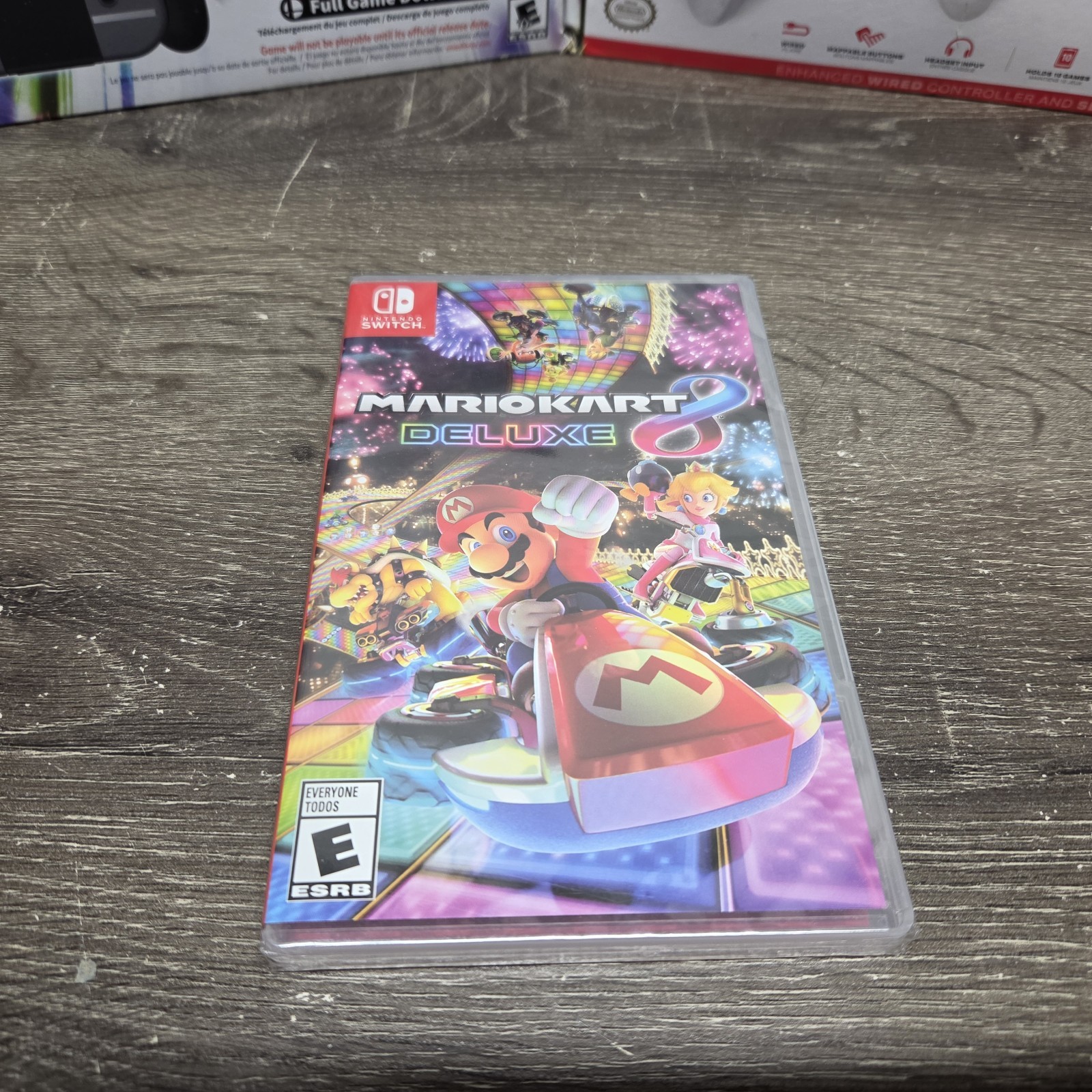 Nintendo Switch Super Smash Bros Edition w/ Mario Kart, 256 Gb SD Card, Sonic ++