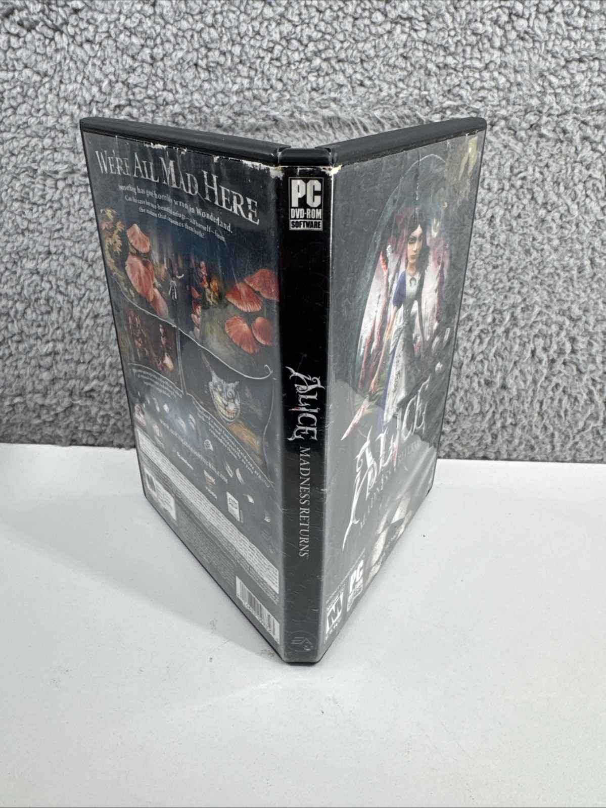 Alice: Madness Returns (PC Video Game 2011) Includes Disc, Paper Insert + Key