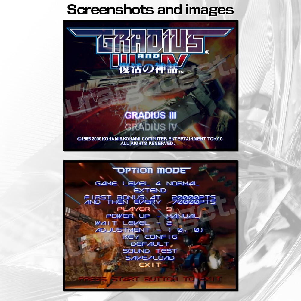 Gradius III and IV (Nemesis 3 & 4) PS2 [Japanese NTSC-J] PlayStation 2 KONAMI