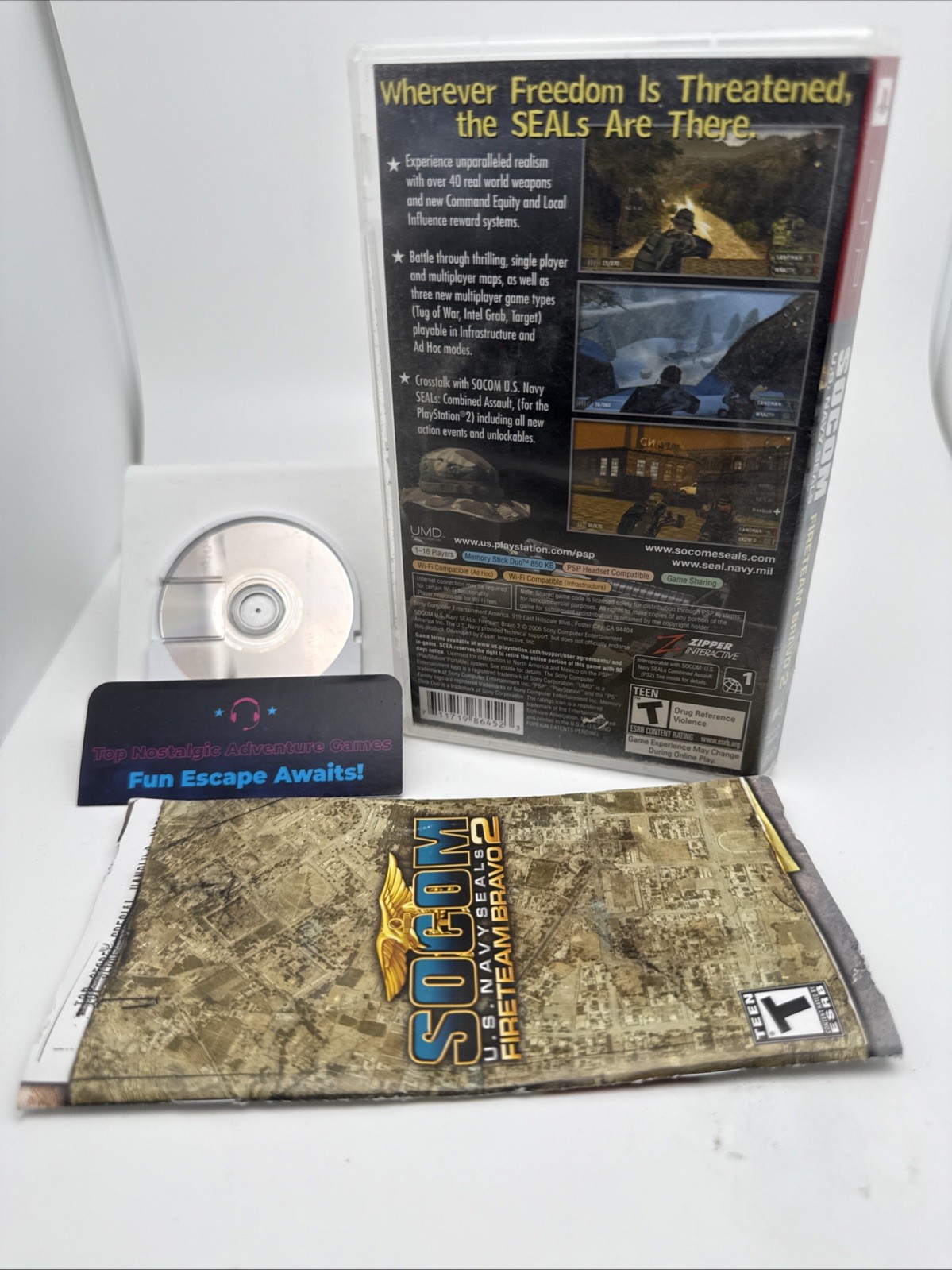 SOCOM: U.S. Navy SEALs — Fireteam Bravo 2 (Sony PSP, 2006)