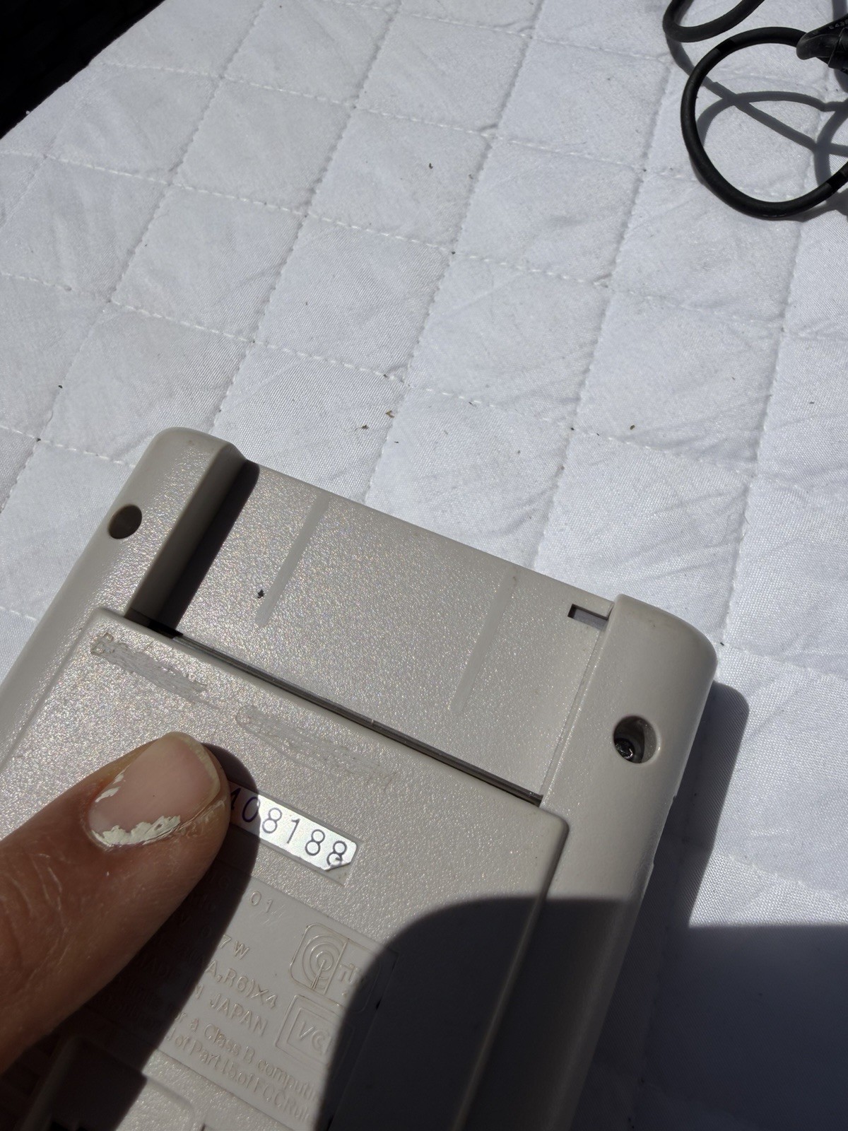 Nintendo Game Boy DMG-01 Gray Handheld System Console w/Case Charger Miner2049er