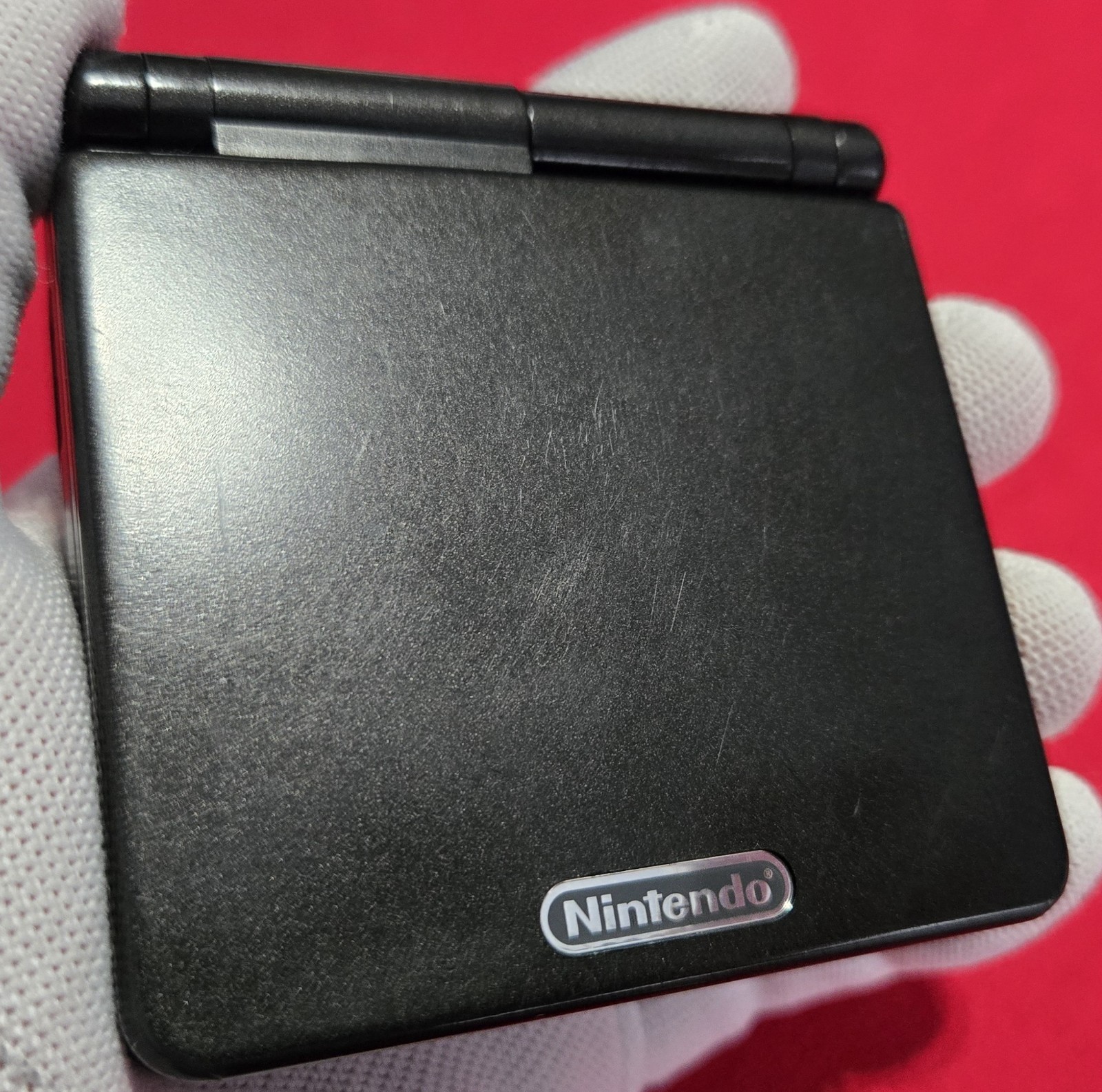 BUNDLE – Onyx Black Nintendo GameBoy Advance SP GBA SP AGS-101 – TESTED & CLEAN!