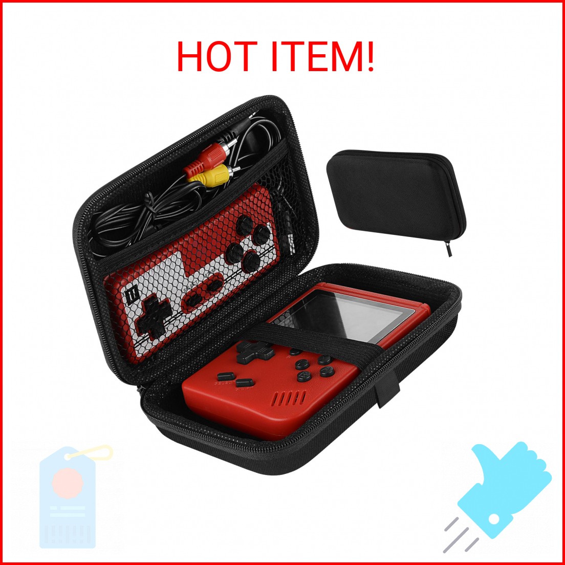 Linkidea Handheld Game Console Carrying Case, Protective Travel Retro Mini Game