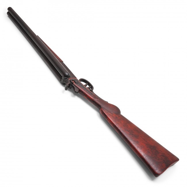 43″ Western Double Barrel Shotgun Replica foam Gun Cosplay Costume Prop Collect