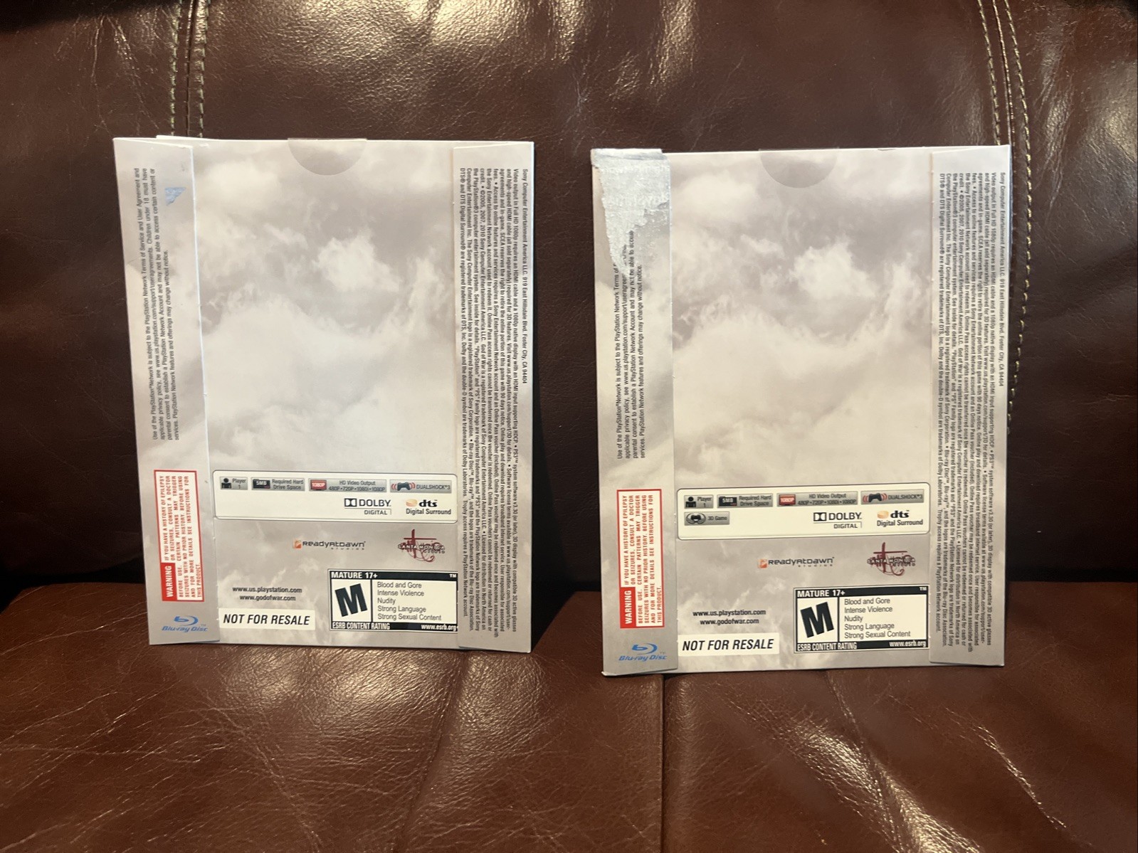 God of War Collection (1 & 2 & 3) – Sony PlayStation 3 – Sleeve