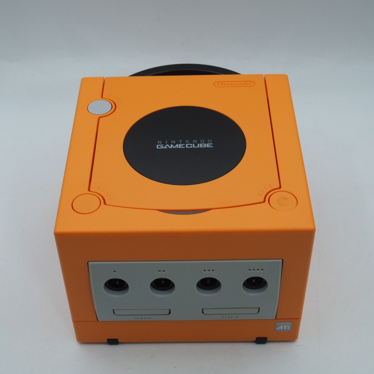 Nintendo GameCube Console System Orange + Game Boy Player Enjoy Plus Pack Boxed
