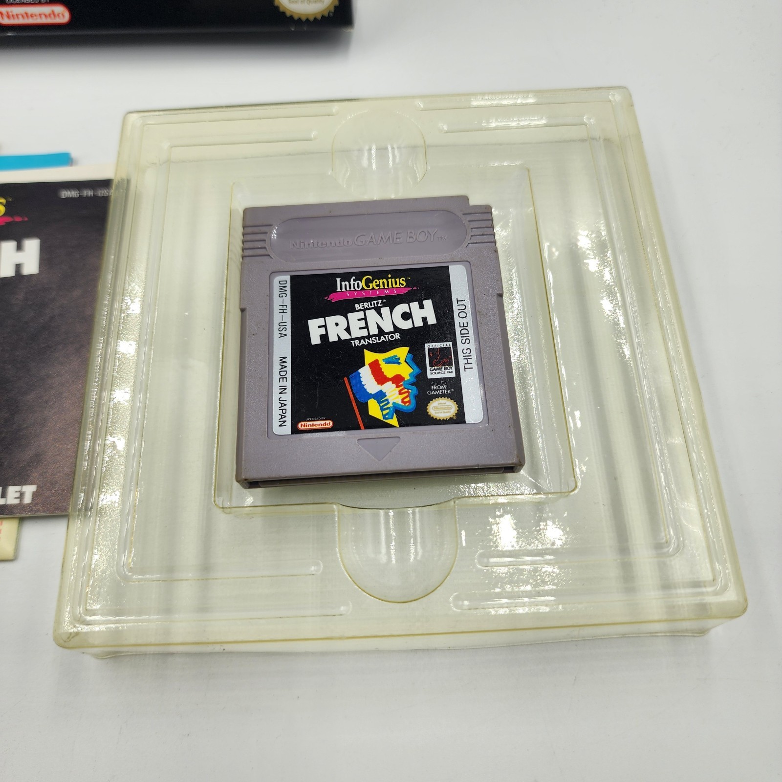 InfoGenius Productivity Pak: Berlitz French Translator – GameBoy *pre-owned