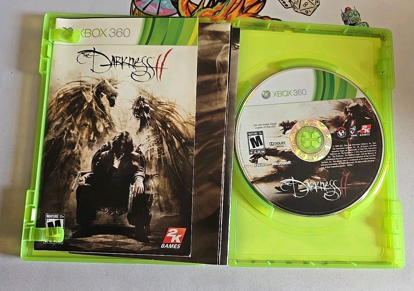 THE DARKNESS II 2 Limited Edition XBOX 360 Complete 100% CIB w/ Manual & Poster