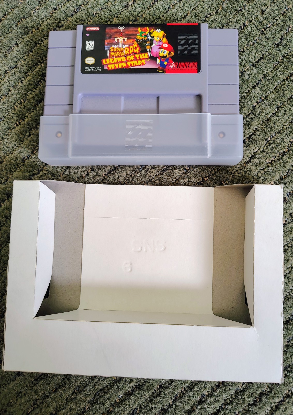 Super Mario RPG Legend of the Seven Stars Super Nintendo SNES CIB