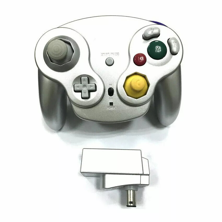 Wireless GameCube Controller + Adapter Wavebird for GameCube NGC GC Console