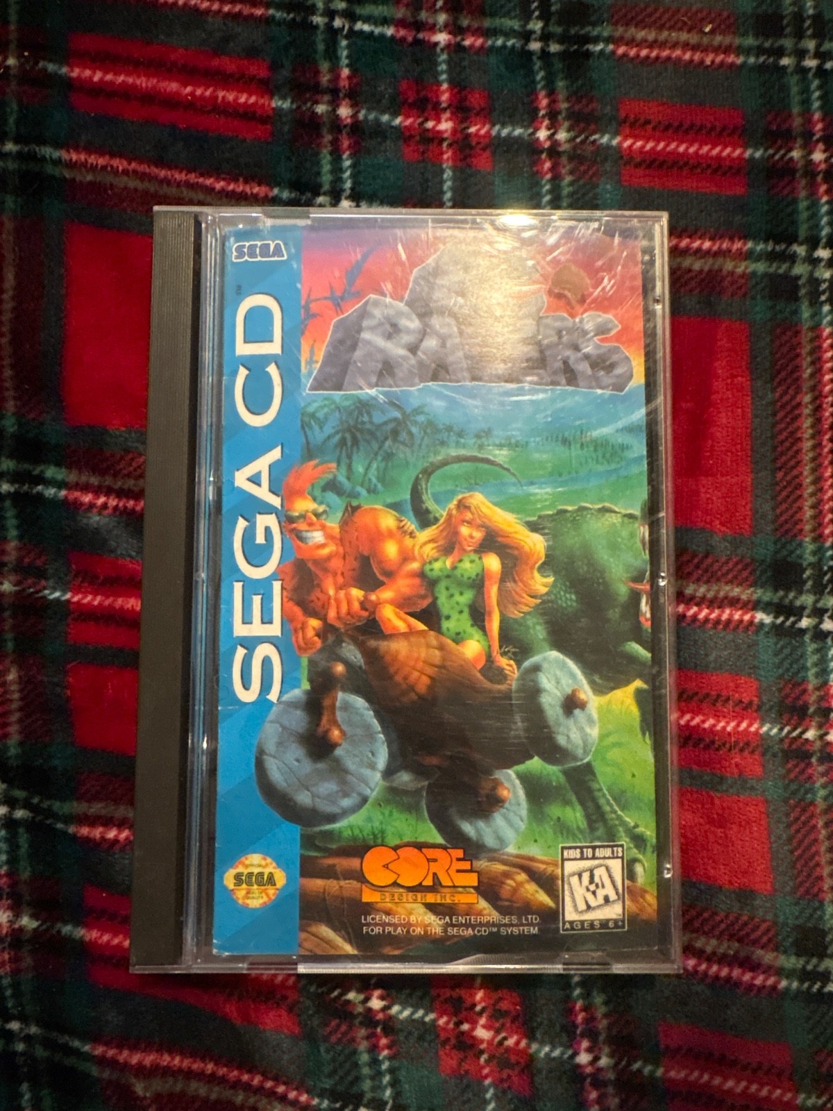 bc racers sega cd with case and manual