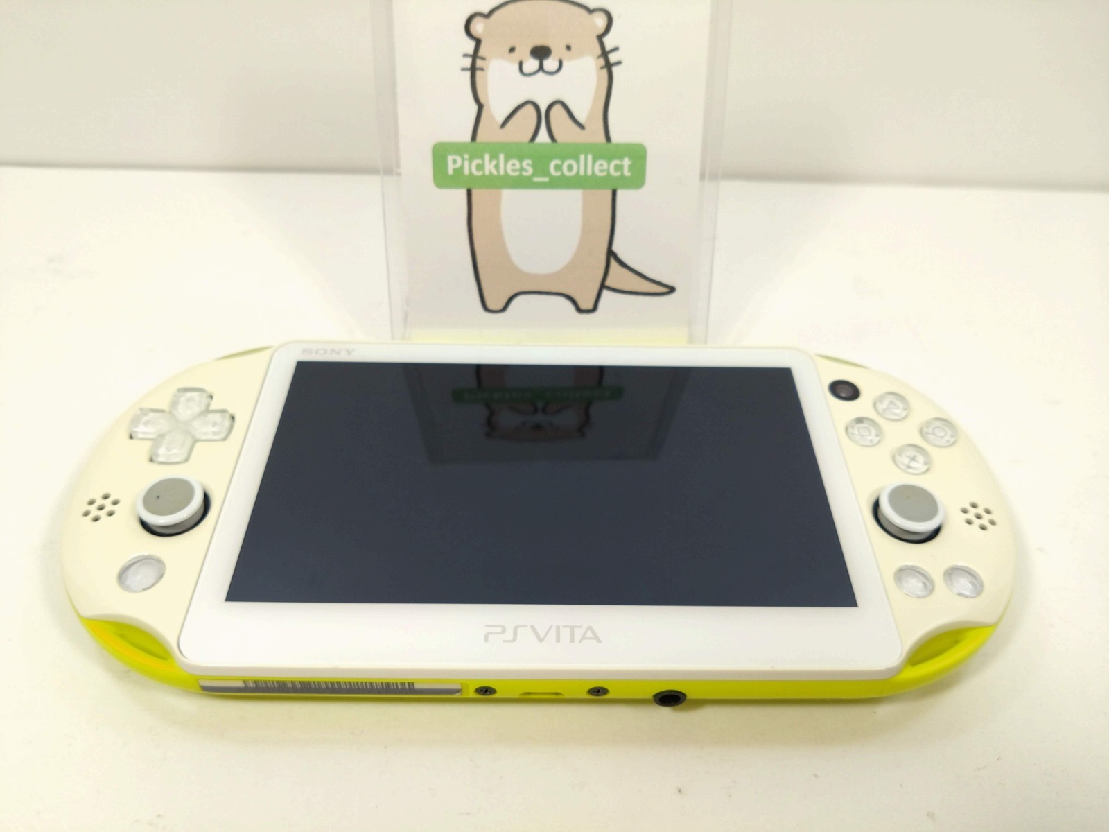 PS Vita 2000 Lime Green White PCH 2000 ZA13 Console only PSV Tested Sony 0611A