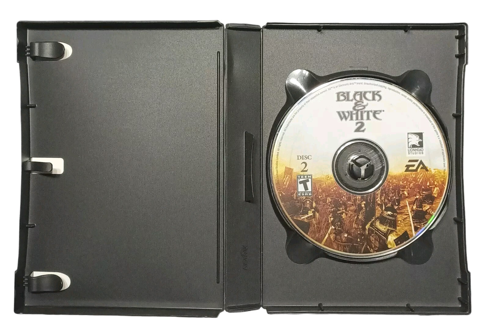 EA Black & White 2 PC Game CD-ROM (2005) Disc 2 and Disc 3 ONLY w/Case NO Manual