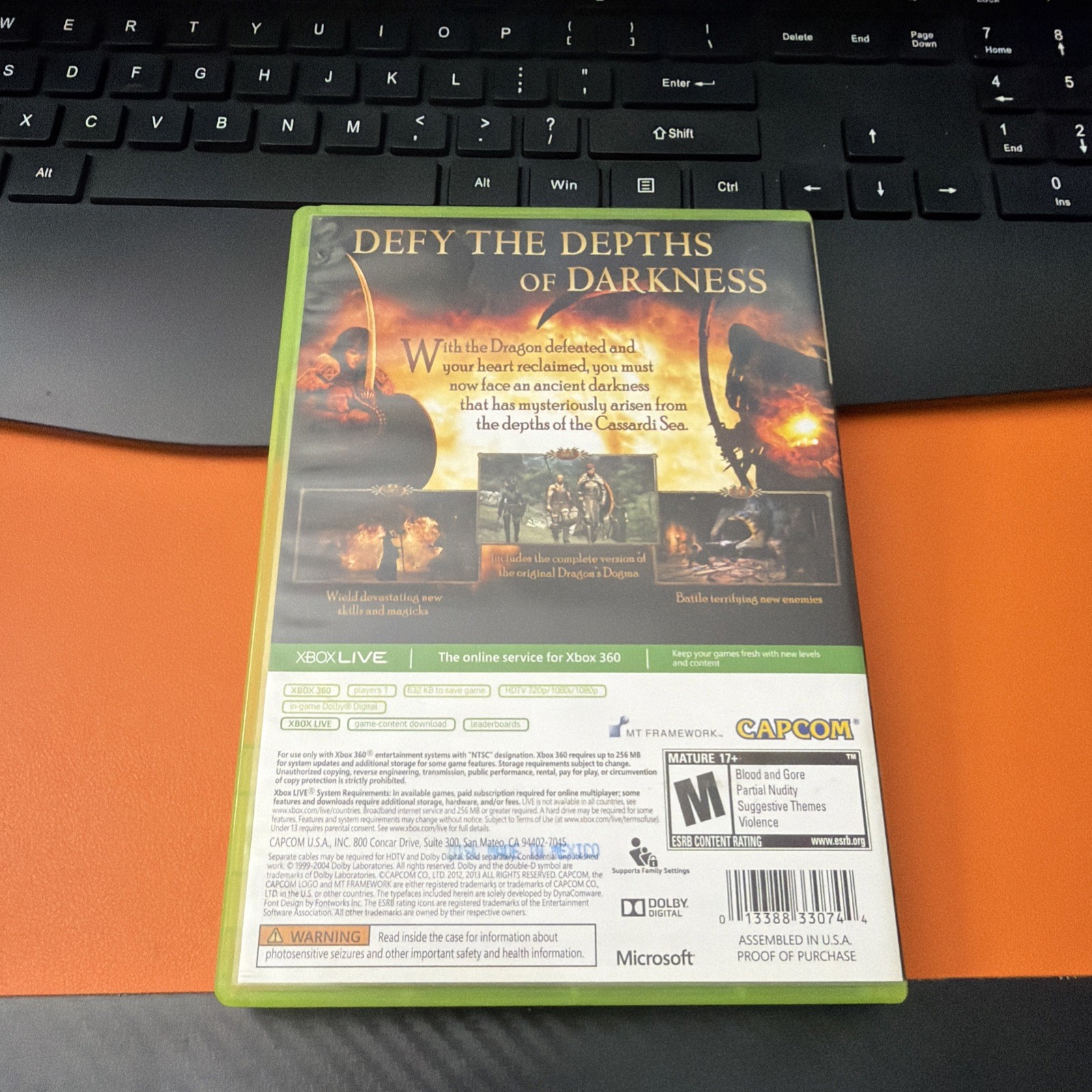 Dragon’s Dogma: Dark Arisen (Microsoft Xbox 360, 2013)