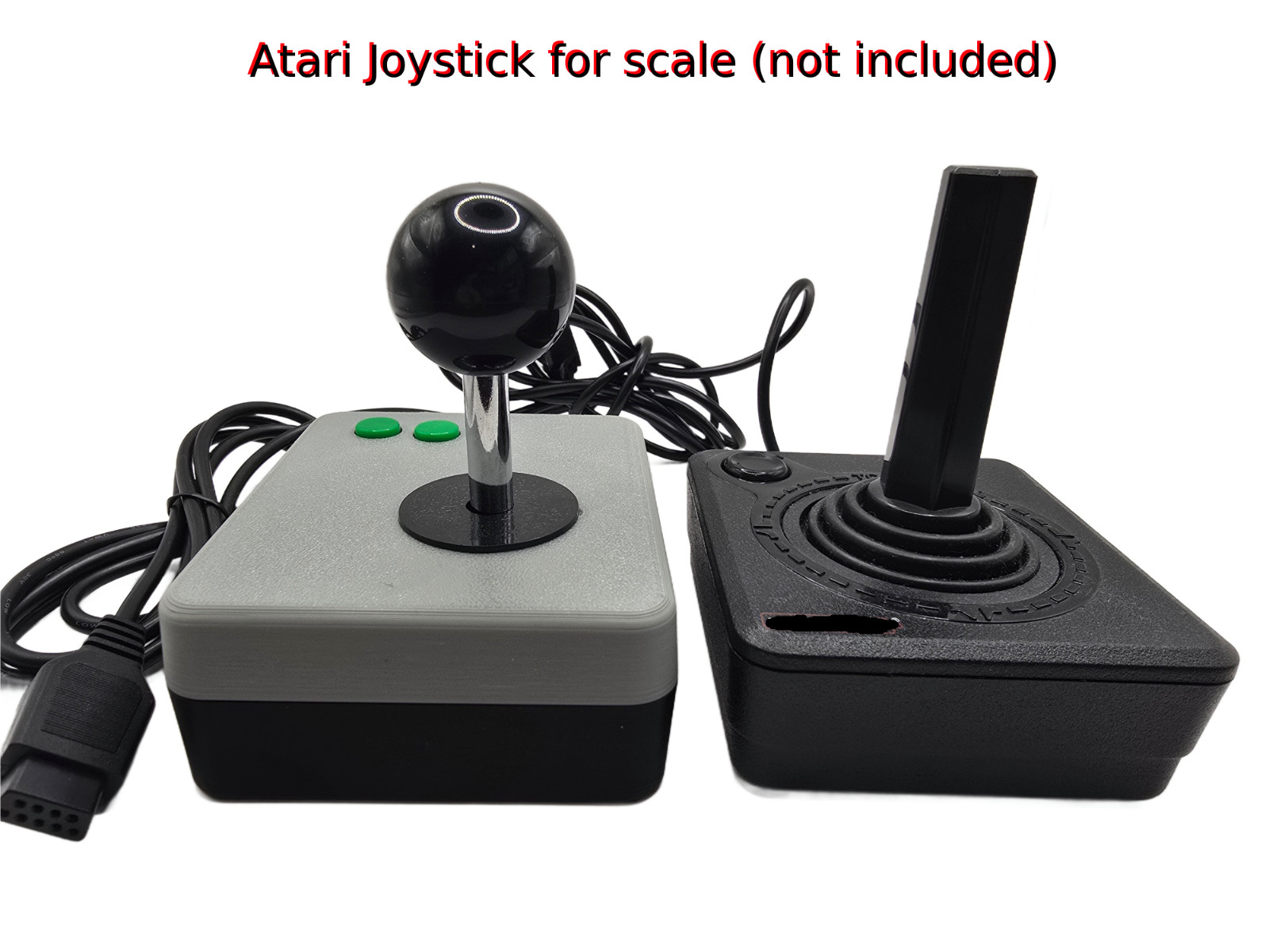 Commodore 64 & Vic-20 Two Button Arcade Style Joystick Handheld (8-Way)