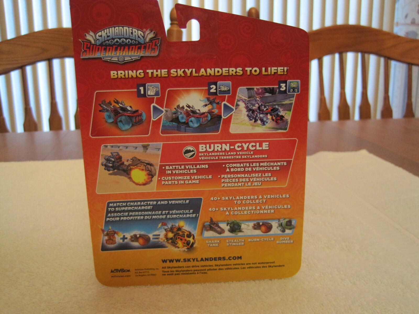 2015 SKYLANDERS SUPERCHARGERS BURN -CYCLE SKYLANDERS LAND VEHICLE–NEW