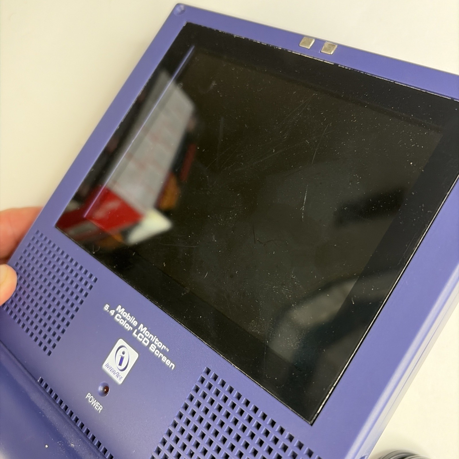 Intec Indigo Portable 5” LCD Screen W Dongle! Attachment Nintendo GameCube