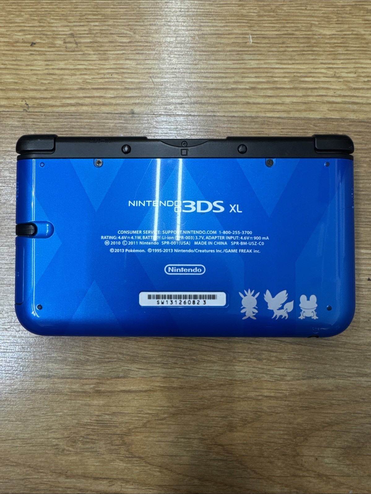 USA VERSION Nintendo 3DS XL Pokémon X and Y BLUE version Handheld System