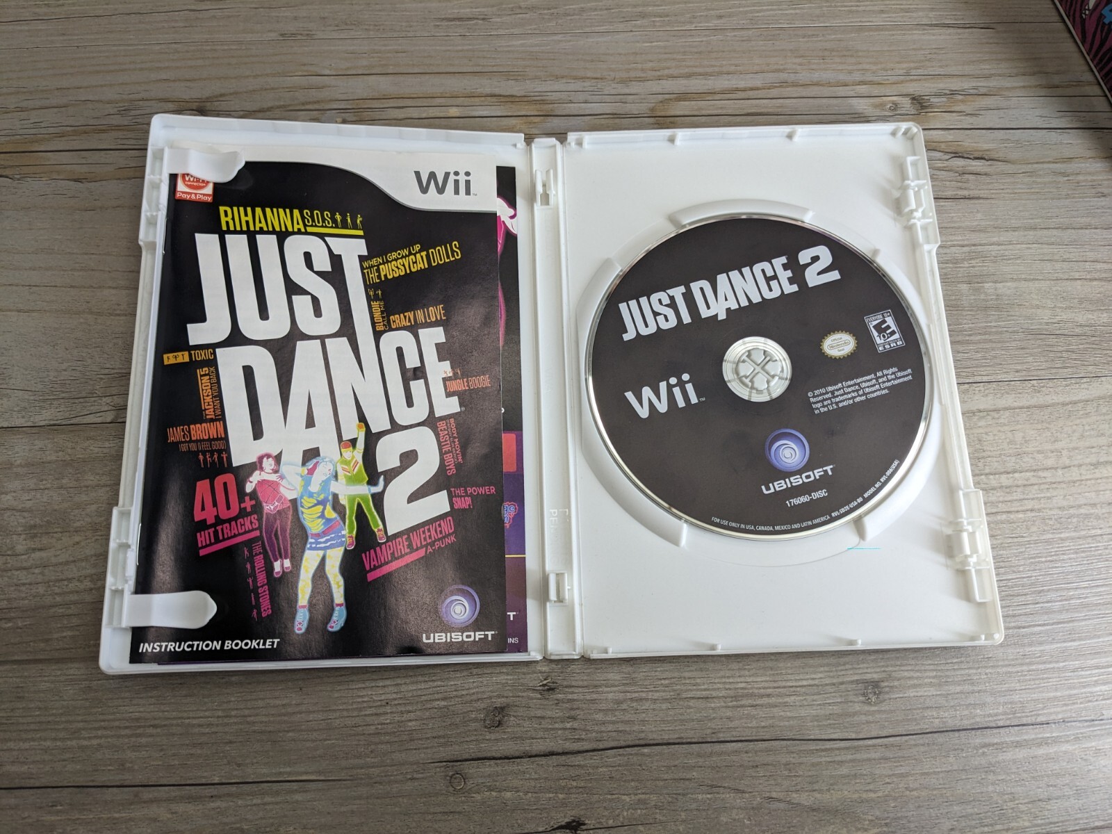Nintendo Wii 8 Game Dance Bundle Just Dance 1 2 4 2014 2015 Alvin & the Chipmunk