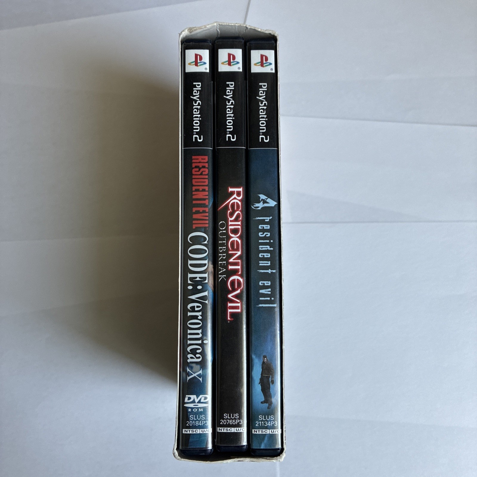 Resident Evil The Essentials PlayStation 2 PS2 Outbreak Code Veronica X RE4 Set