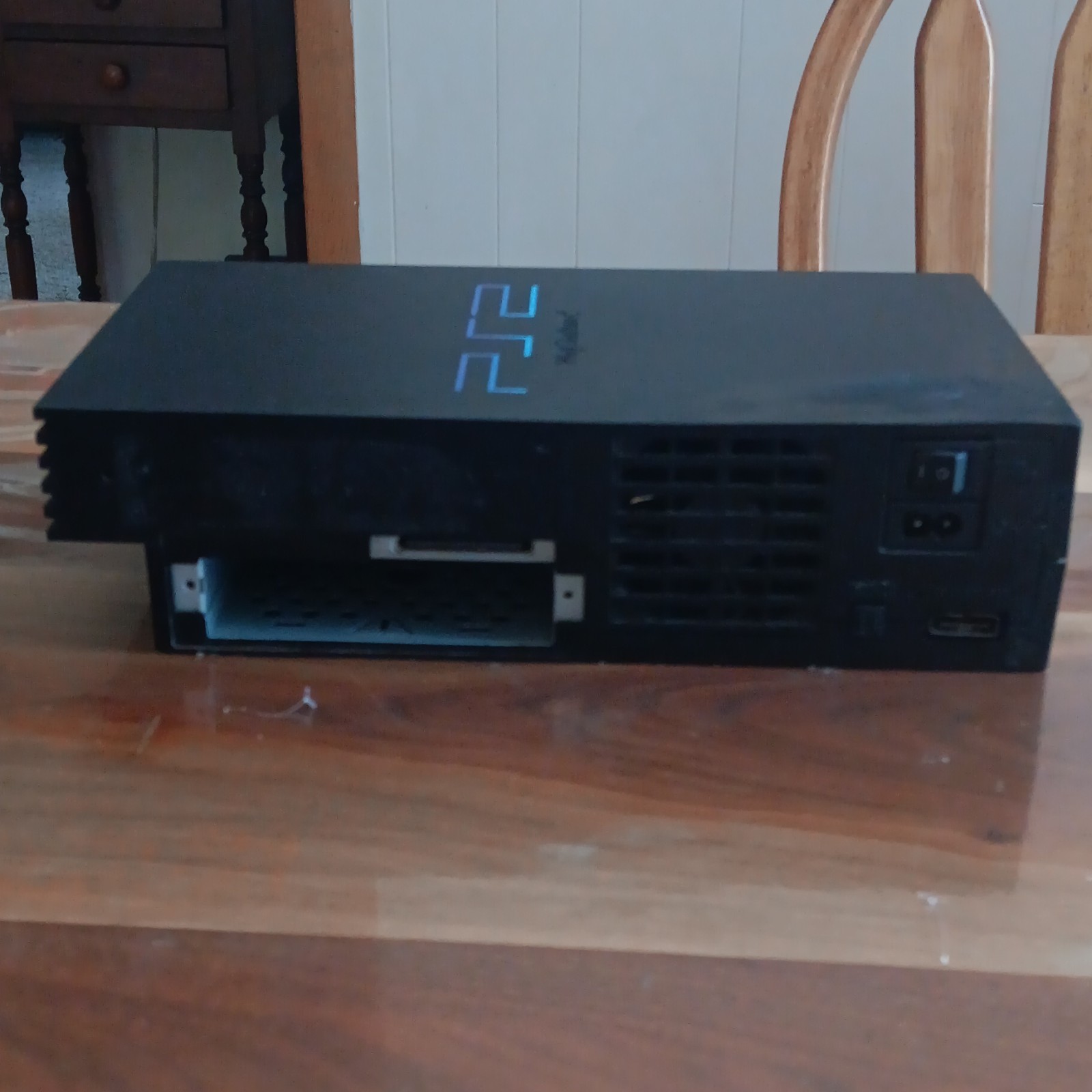 Sony PlayStation 2 PS2 Home Console Black Launch Model. Read Description