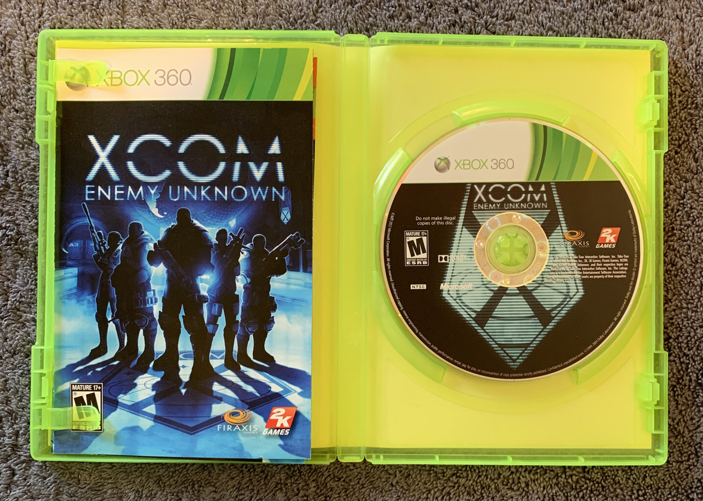 XCOM: Enemy Unknown – Xbox 360 – Tested & Works Complete With Manual CIB