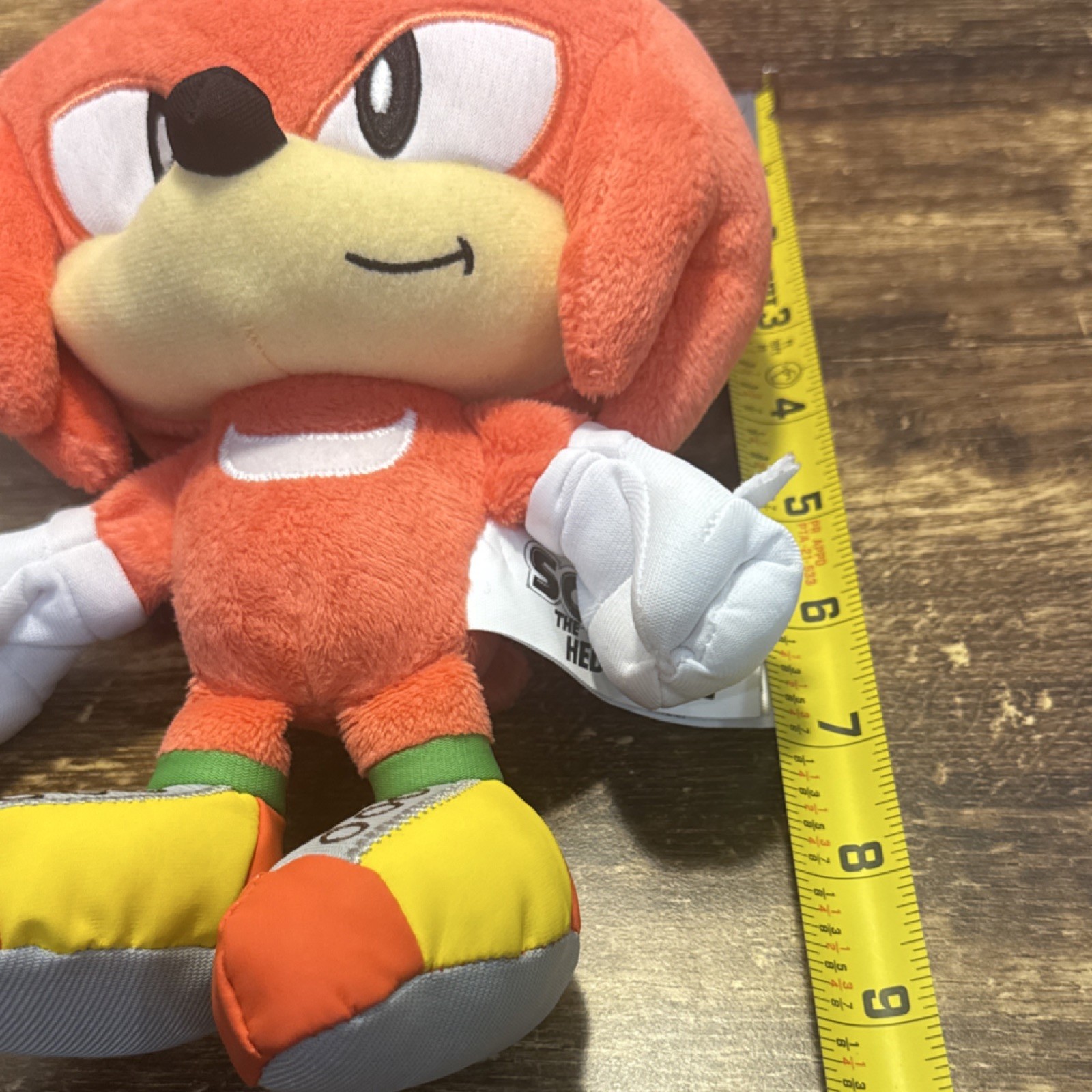 JAKKS Pacific Knuckles the Echidna Washable Plush Doll Sonic the Hedgehog 2023