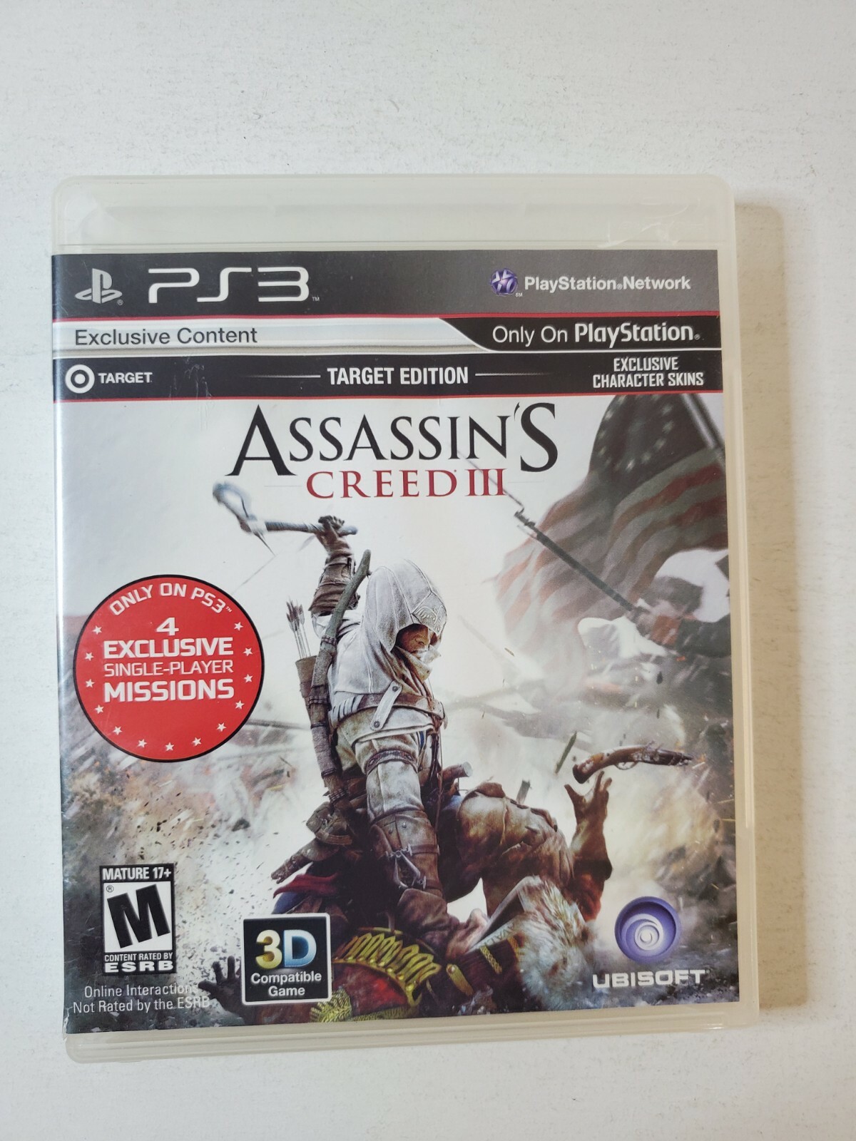 ASSASSIN’S CREED III PLAYSTATION 3 PS3 Free Fast Shipping