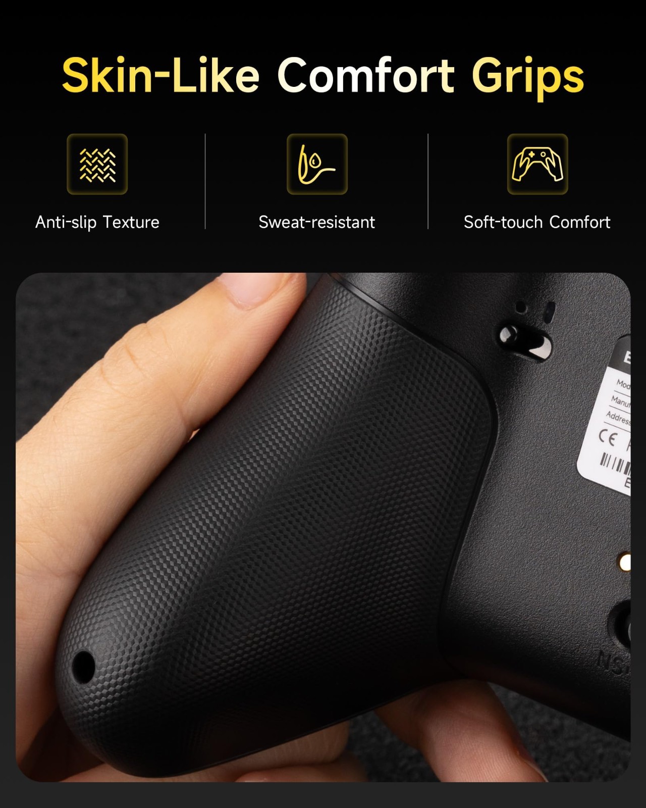 Wireless Gaming Controller for PC, Switch & Phone – Ergonomic, Programmable, Ult