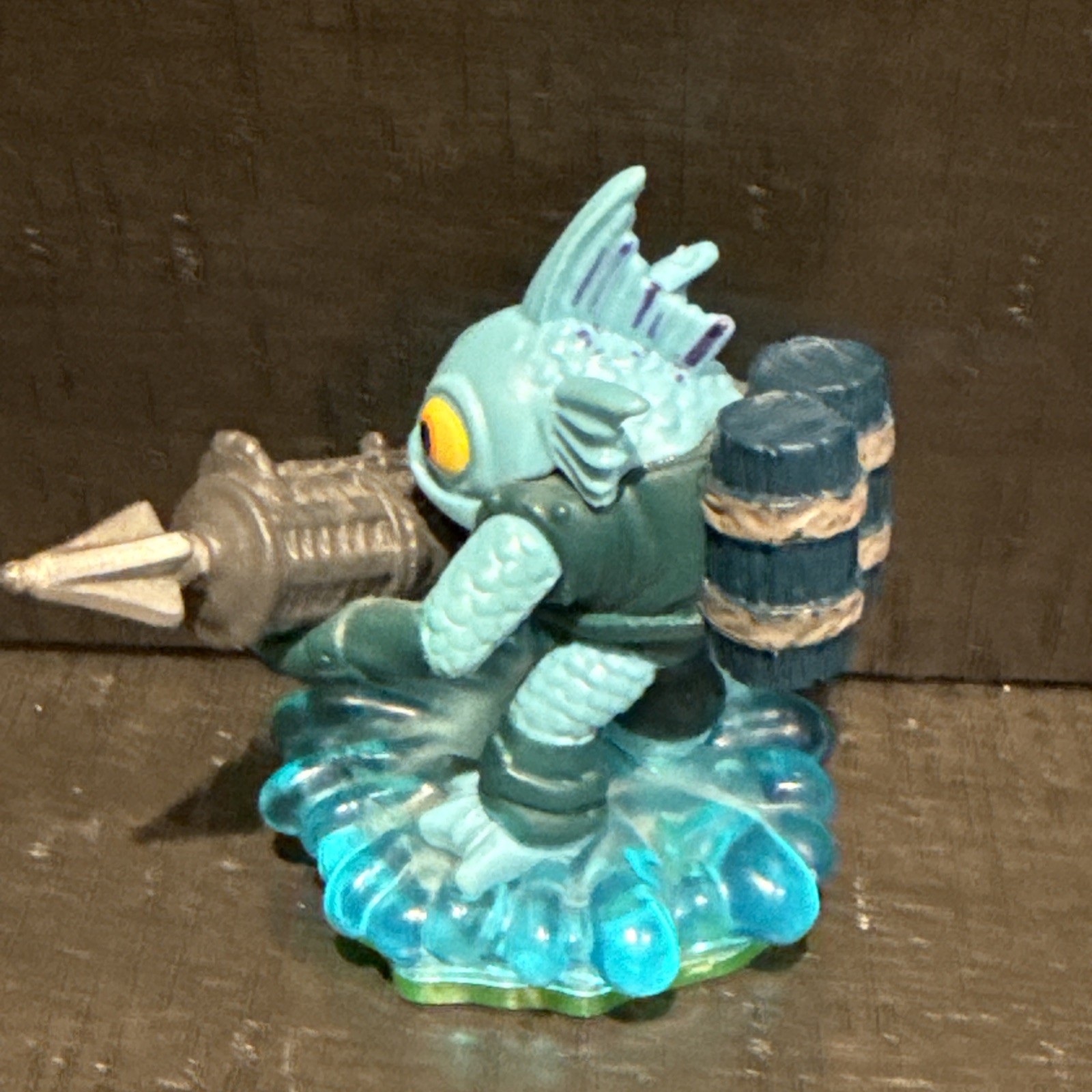 Activision Skylanders Gill Grunt Deep Dive Figures Set 3in Teal Excellent Water