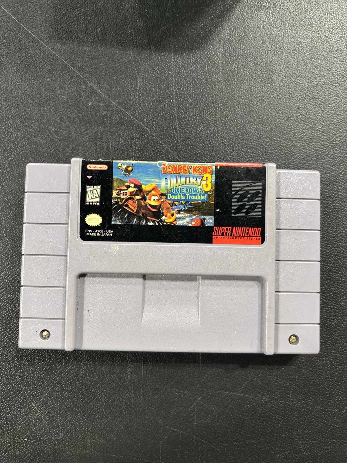 Donkey Kong Country 3 Dixie Kong’s Double Trouble SNES 1996 Cartridge Only
