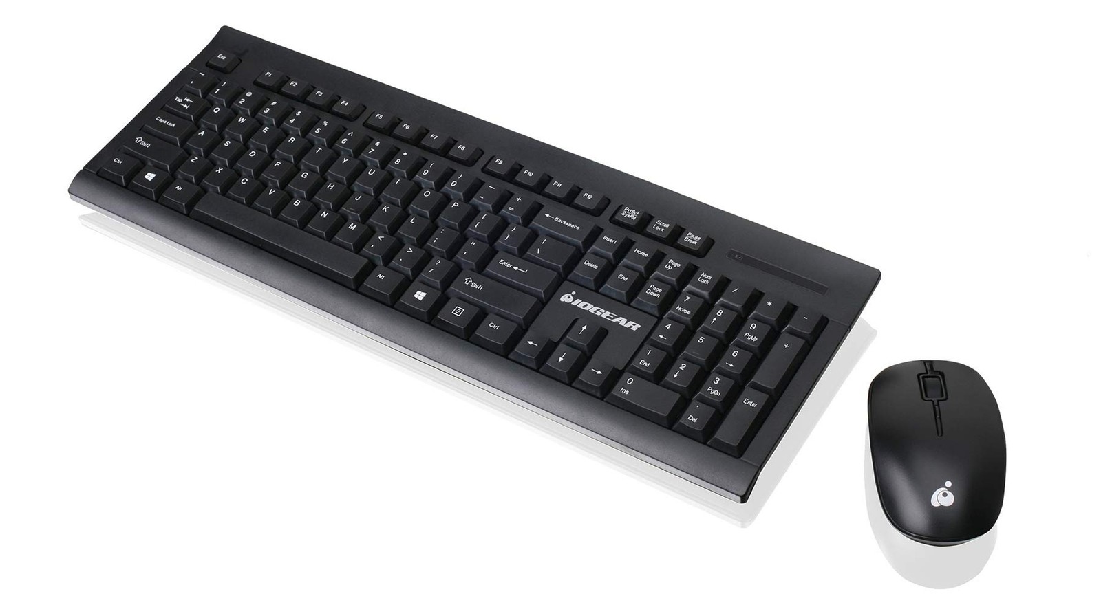 IOGEAR Wireless Keyboard and Mouse – 2.4GHz Full-Size Mouse Keyboard Combo – …