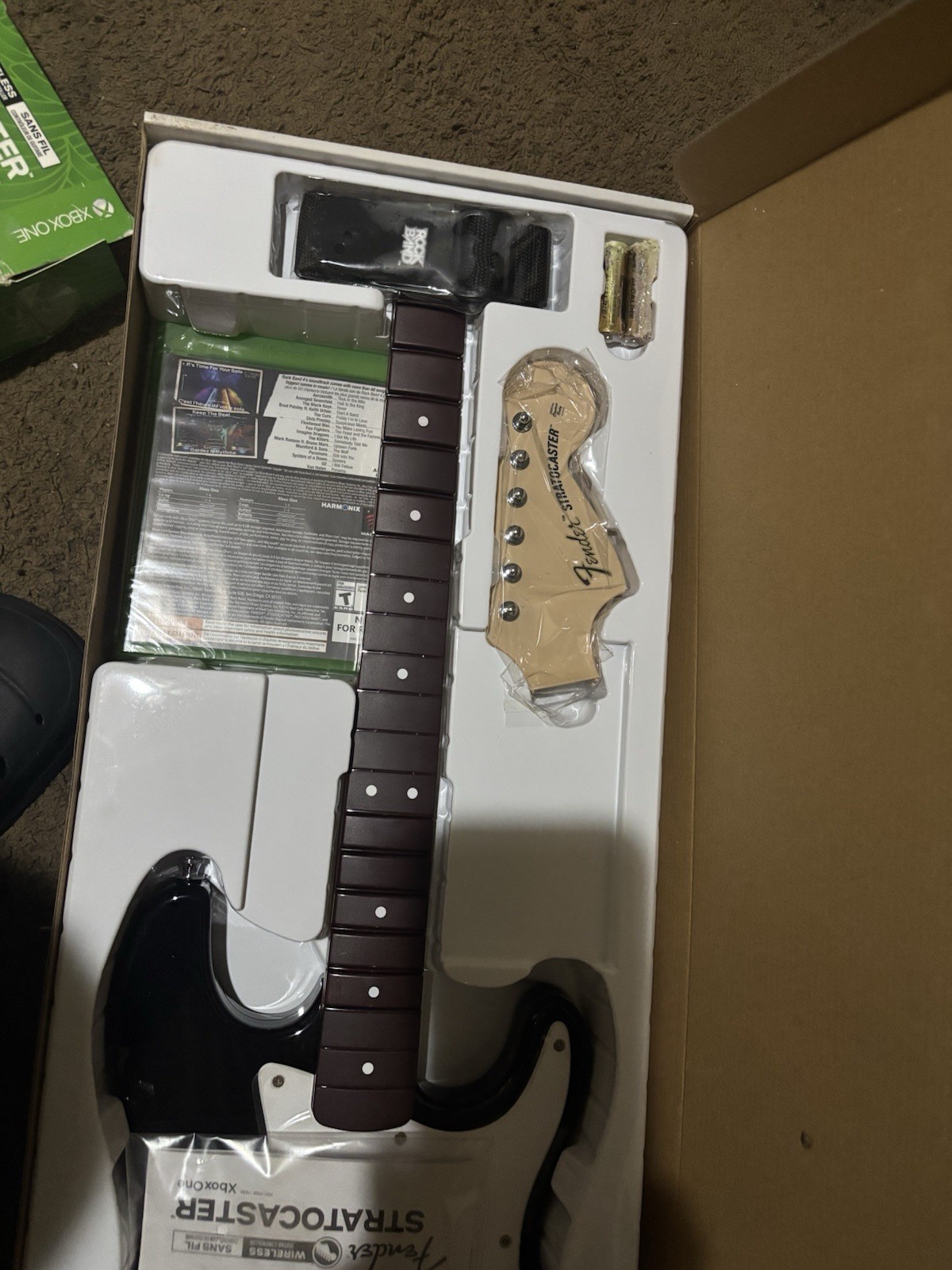 Xbox One Rock Band 4 Wireless Guitar + Game Bundle NEW FACTORY SEALED