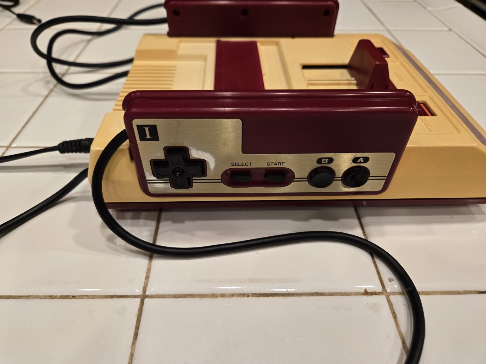 👍 Japan Famicom [VCI] AV Composite Mod Console System 2 Controllers AV Cable