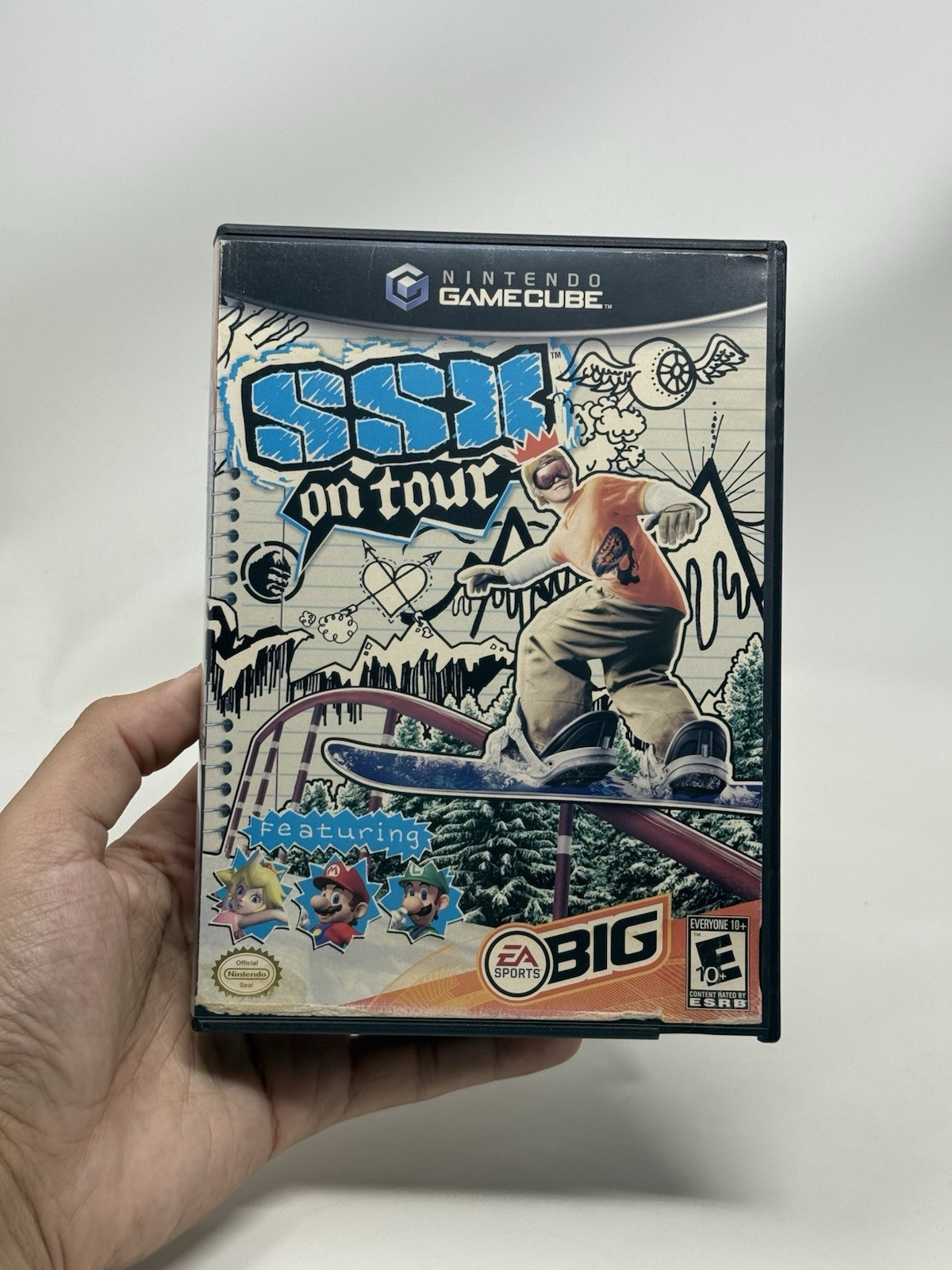 SSX on Tour Nintendo GameCube GC Game + Case Mint Disc Tested Featuring Mario