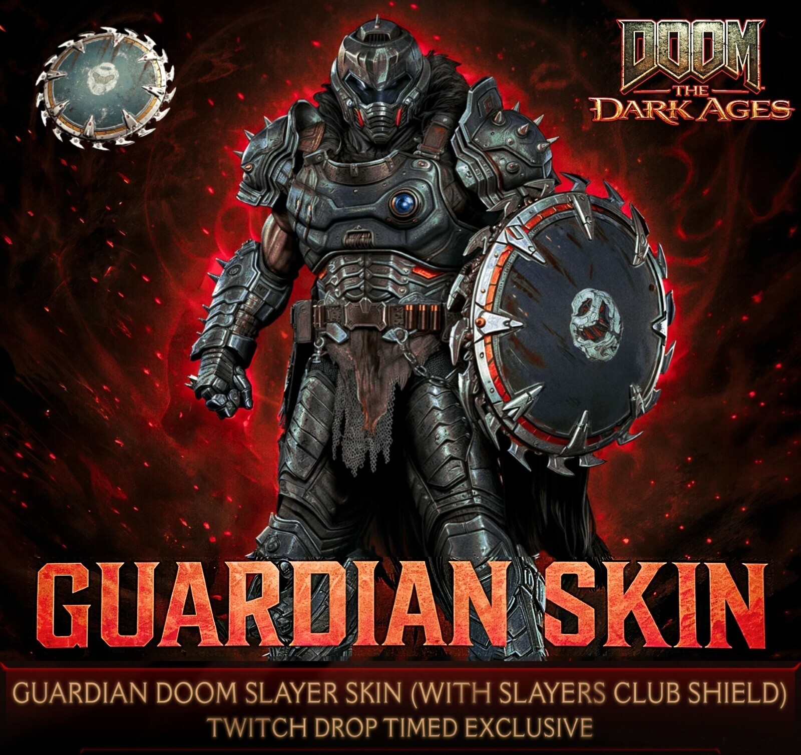 DOOM: THE DARK AGES GUARDIAN SKIN | SLAYER SKIN AND SHIELD ✨FAST