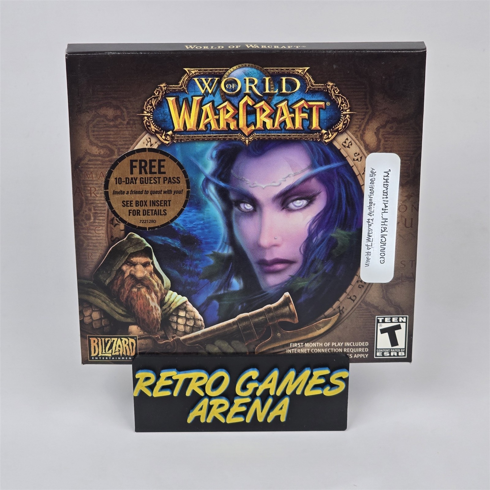 World of WarCraft (PC CD-ROM) Slipcover CIB COMPLETE w/ Key