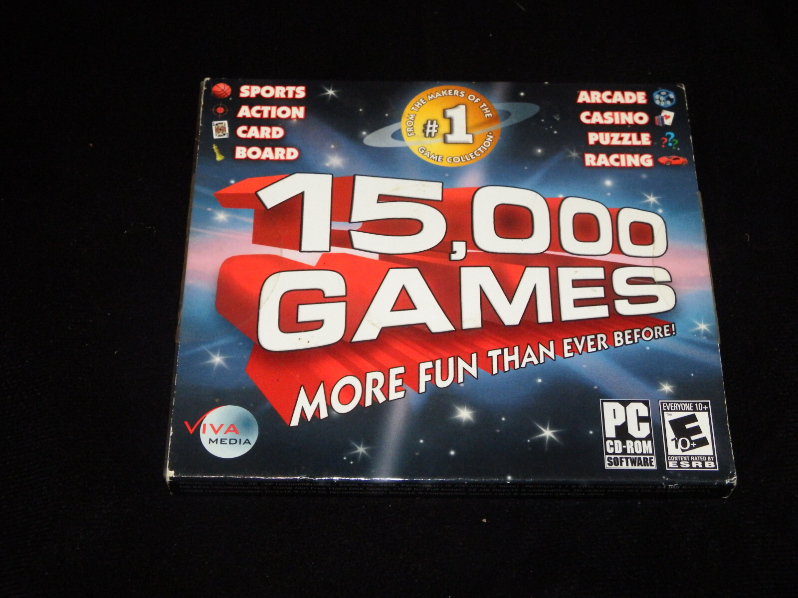 15,000 Games Pc Disc Collection – Good working condition