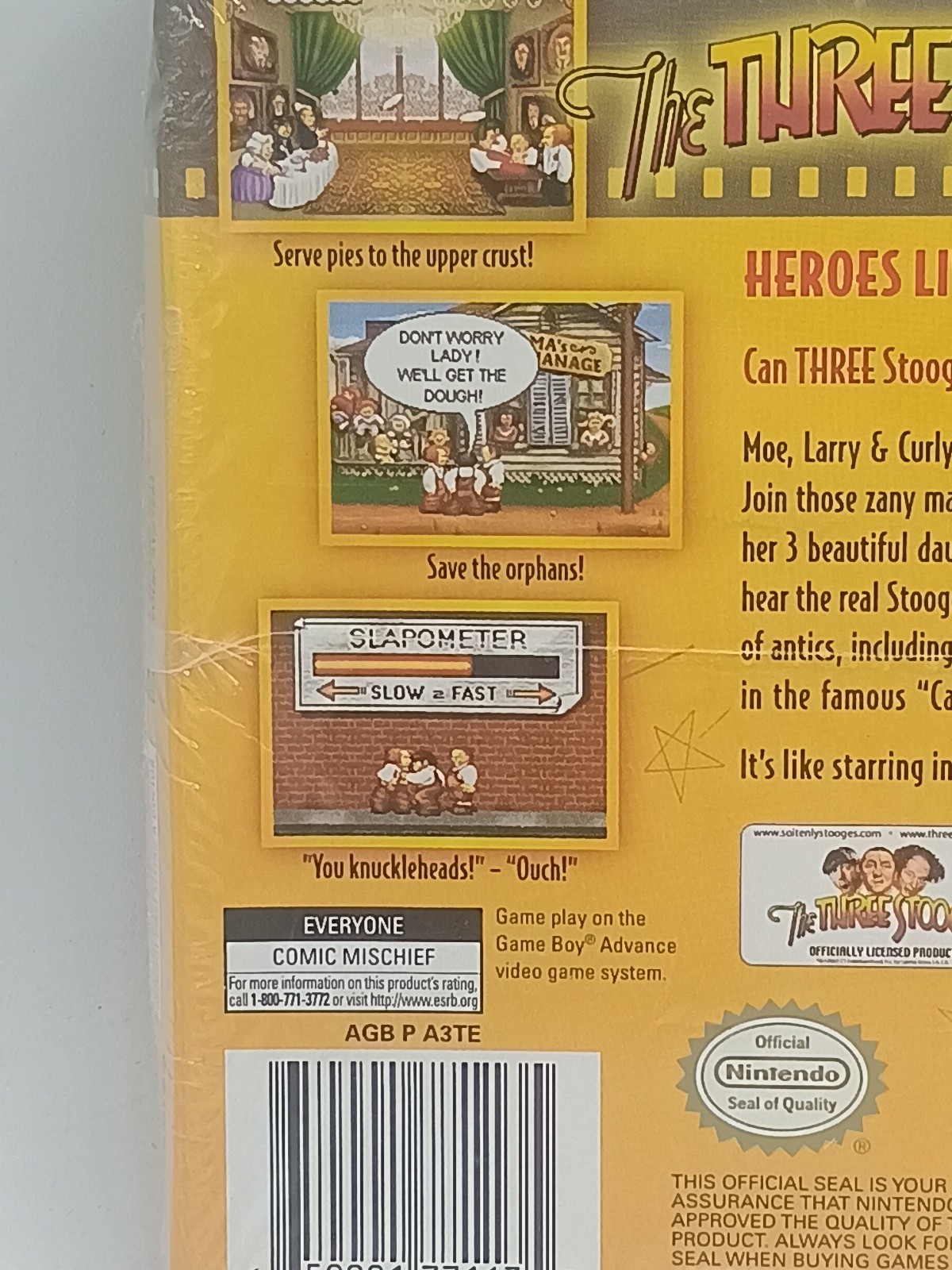 *Brand New – Game Boy Advance 3 stooges New And Sealed *** See Notes