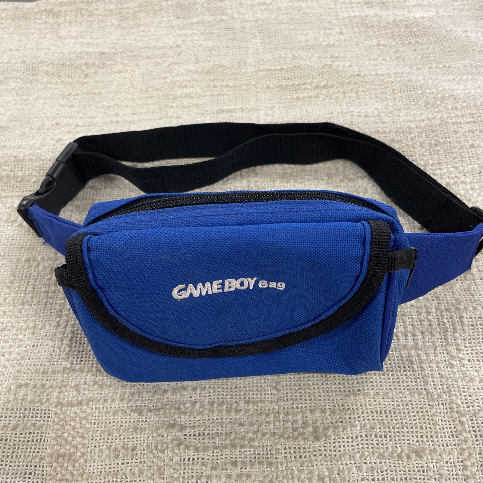 Vintage Nintendo Game Boy Blue & Black Adjustable Fanny Pack Waist Bag