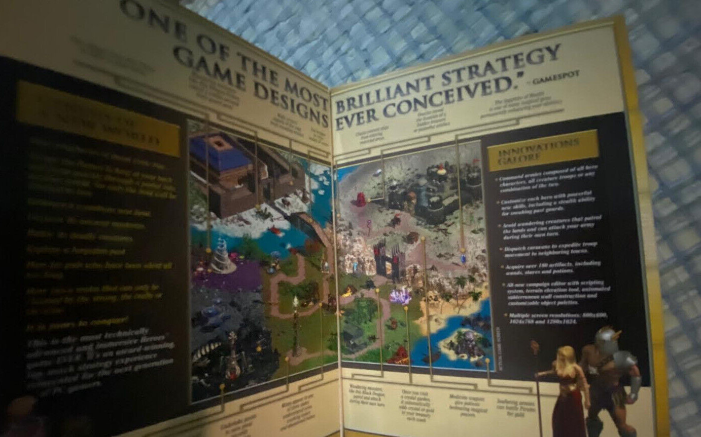 Heroes of Might and Magic IV PC Strategy/Role Playing Computer Game (2002) ~ VG
