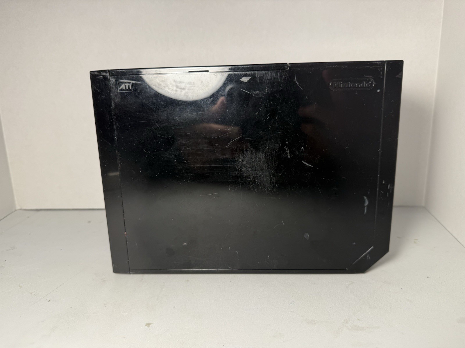 JP Nintendo Wii RVL-001 Black Console Only – Tested – Missing SD Door/Scuffed