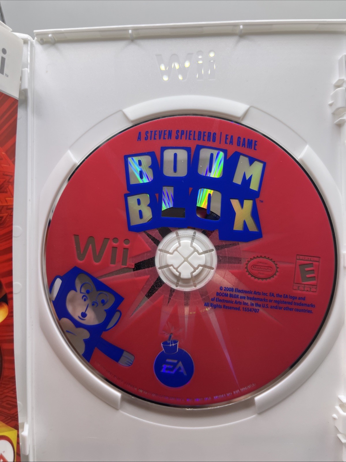Boom Blox Video Game Steven Spielberg- Nintendo Wii – Complete w/ Manual