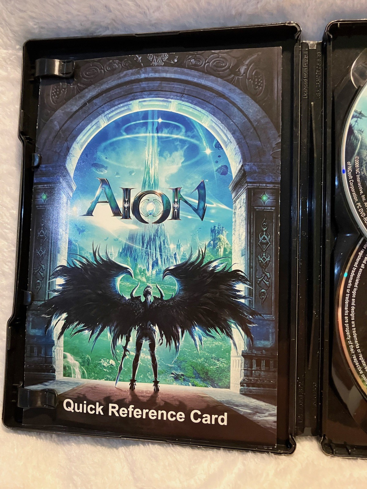 Aion A World Divided PC Computer Good Used Condition Video Game And Manual
