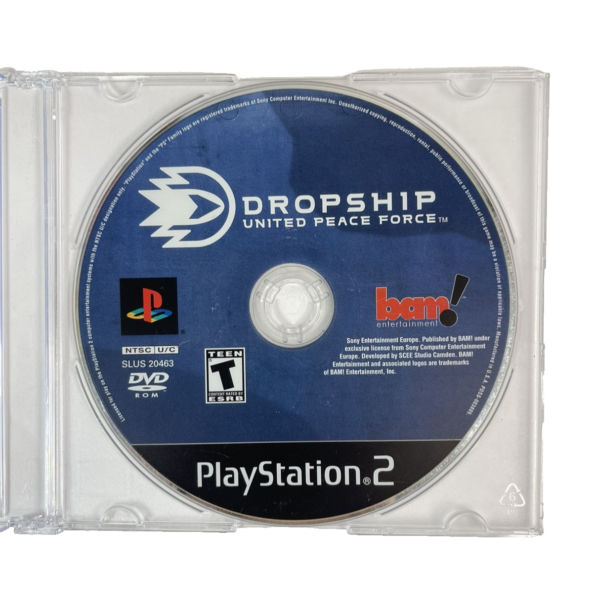 Dropship: United Peace Force (PlayStation 2, 2002) Disc Only PS2
