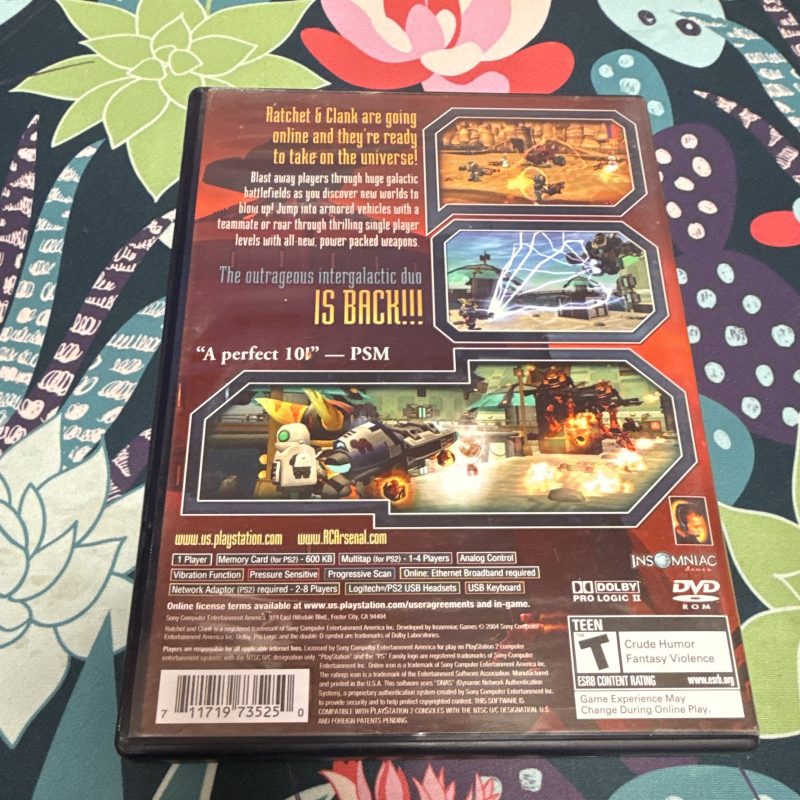 Ratchet & Clank: Up Your Arsenal (Sony PlayStation 2) CIB with manual
